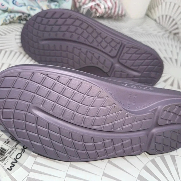 Oofos Ooahh Women's Size 13 Men’s Size 11 Recovery Slip‎ On Slide Sandals Mauve - Picture 3 of 5